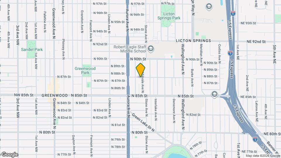 1151 N 88th St Mapa y Detalles de la Ubicación