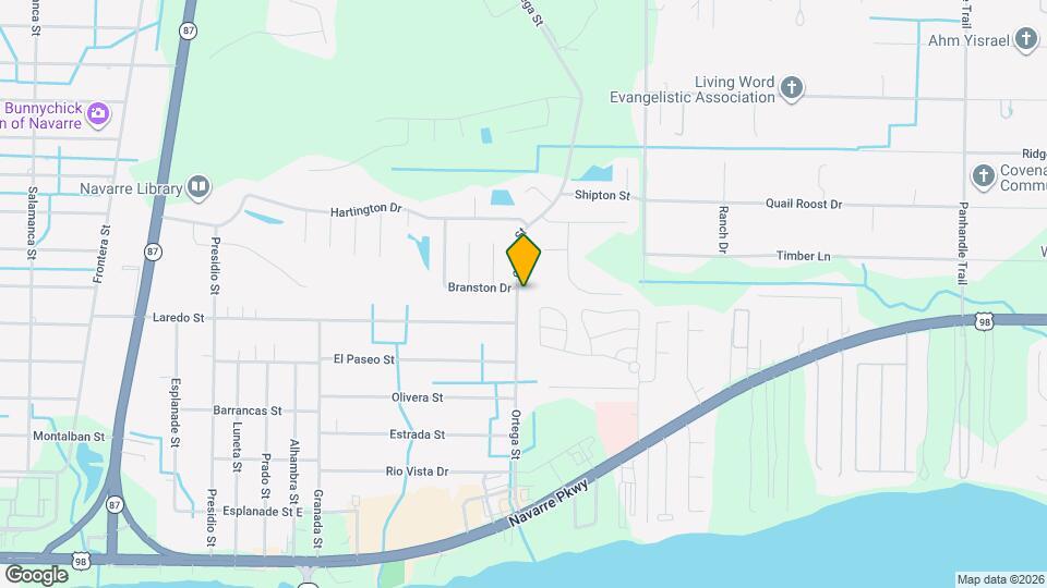 2108 Ortega St Map and Location Details