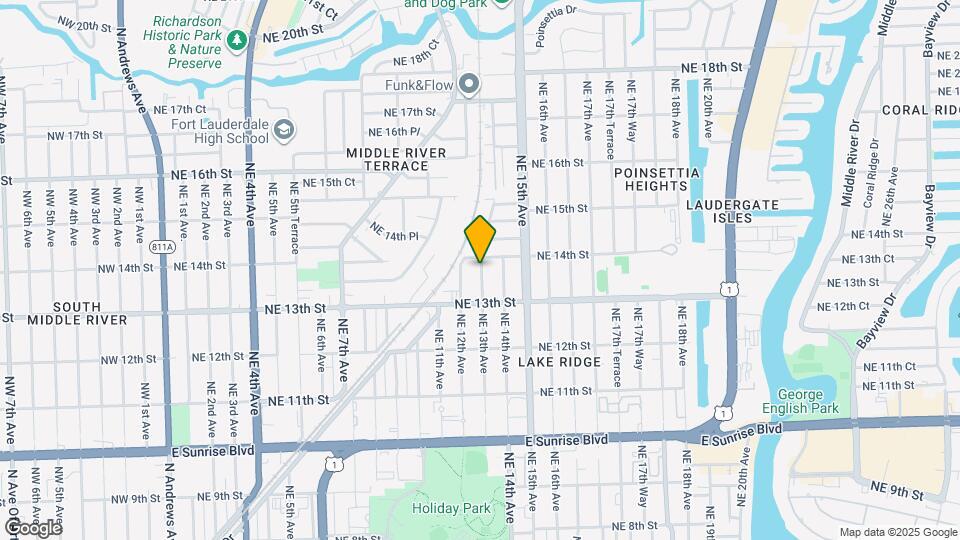 1337 NE 13th Ave Map and Location Details