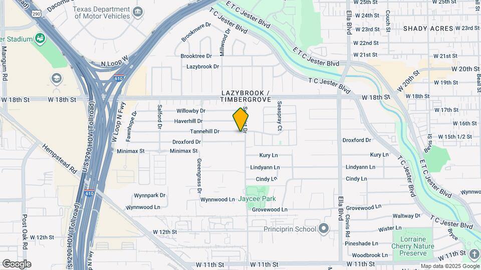 2206 Tannehill Dr Mapa y Detalles de la Ubicación