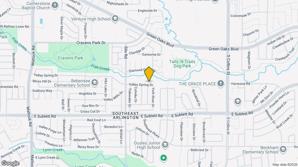 737 Valley Spring Dr Map and Location Details