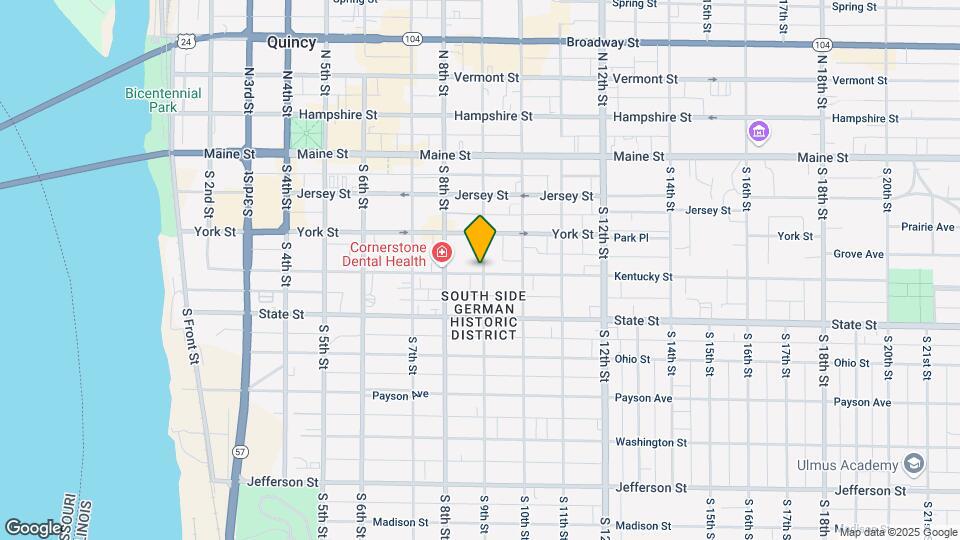 835 Kentucky St, Unit 0.5 Map and Location Details