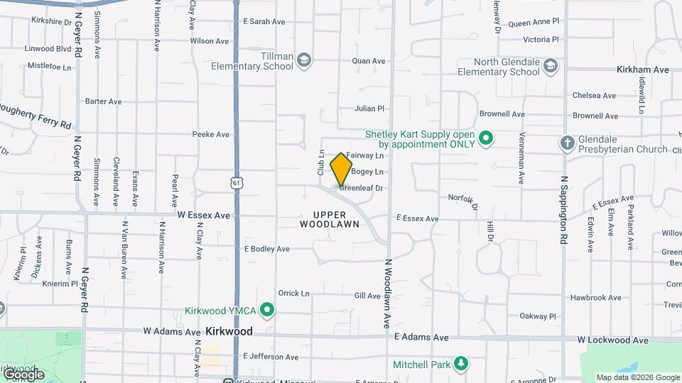 342 Greenleaf Dr Map and Location Details
