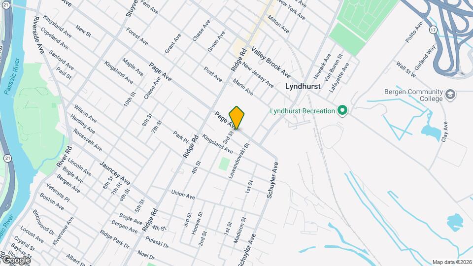 704 Page Ave Map and Location Details