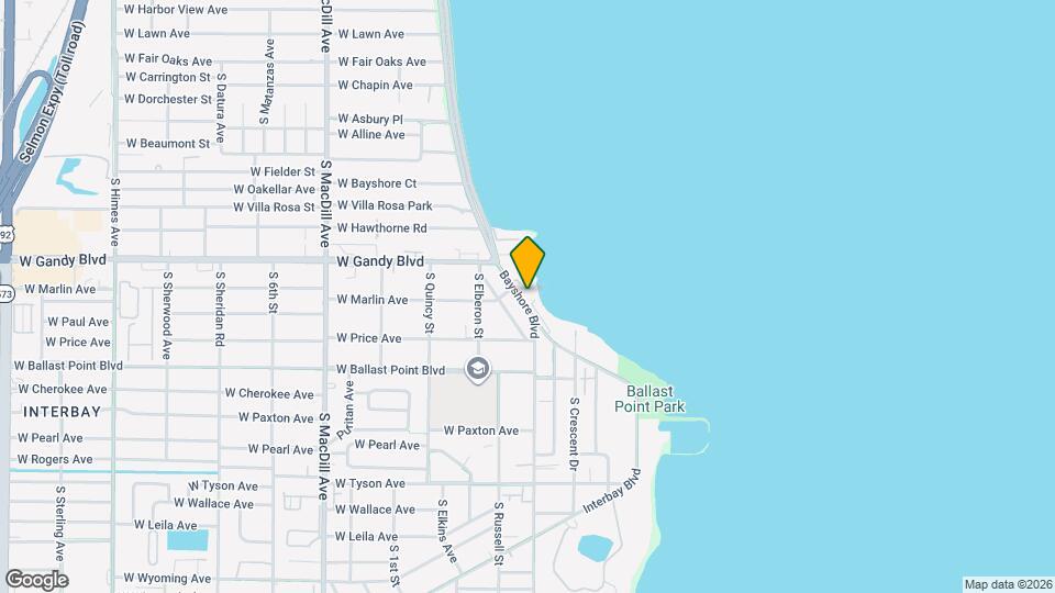 4950 Bayshore Blvd Map and Location Details