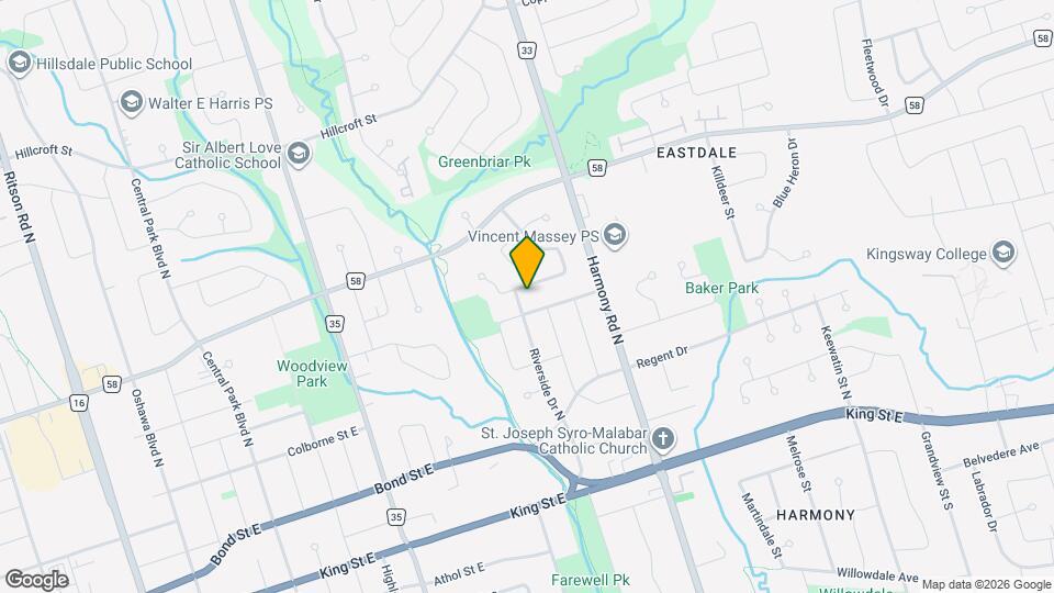 741 Ascot Ave Map and Location Details