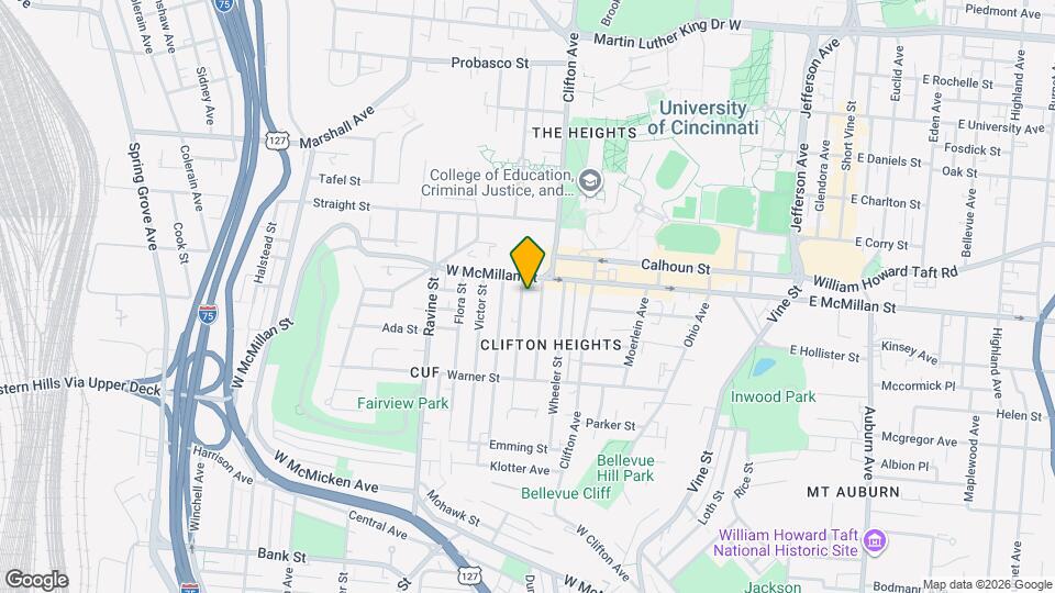 2368 Chickasaw St Map and Location Details