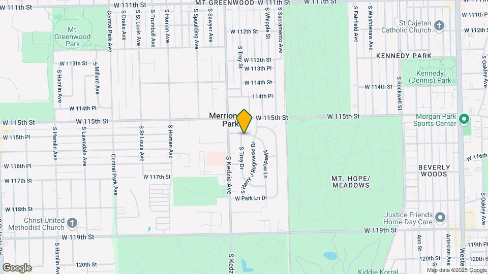 3175 W Meadow Ln Dr Map and Location Details