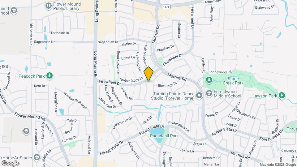 2816 Lakehollow Ln Map and Location Details