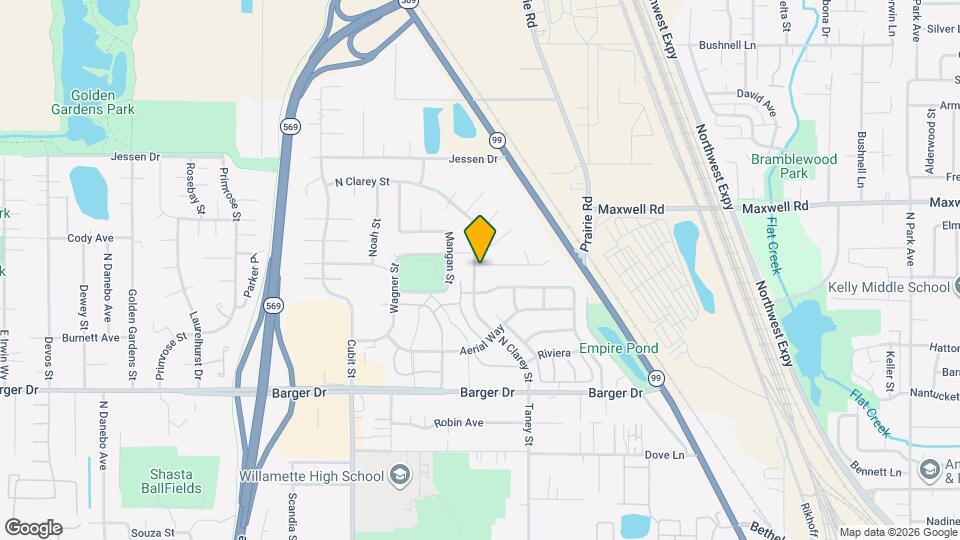 3867 N Clarey St Map and Location Details
