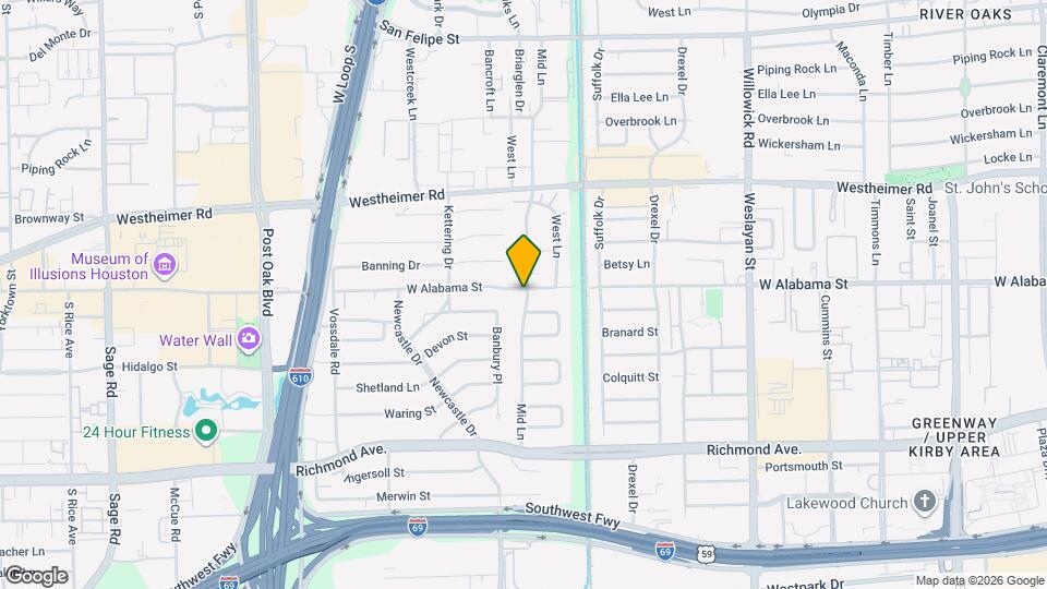 3002 Mid Ln Map and Location Details