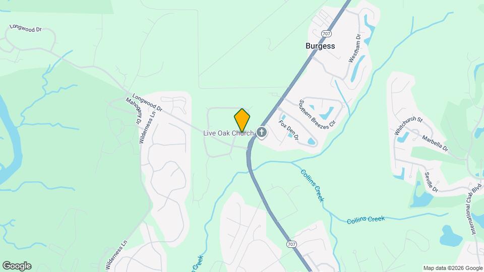 1179 N Blackmoor Dr Map and Location Details