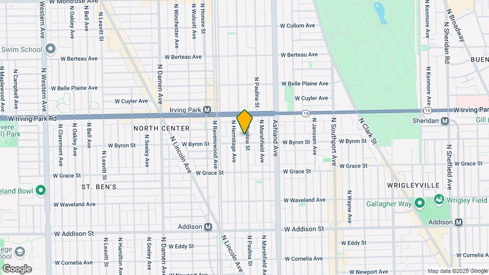 3910 N Paulina St Mapa y Detalles de la Ubicación