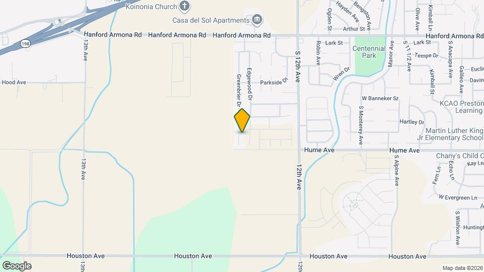 1443 Greenbrier Dr Map and Location Details