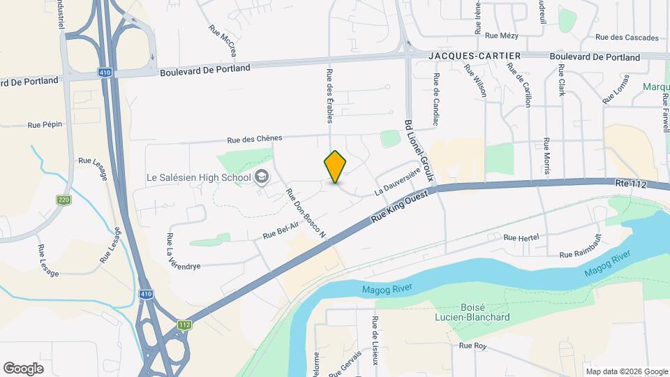 105 Des Érables Rue Map and Location Details