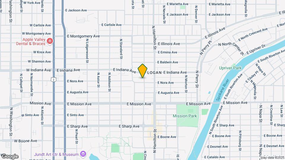 735 E Nora Ave Map and Location Details