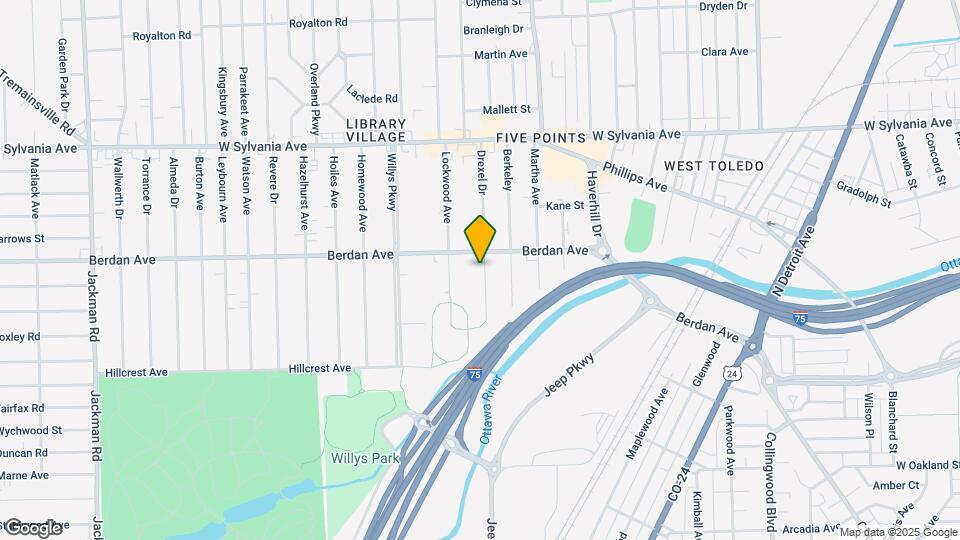 3713 Drexel Dr Map and Location Details