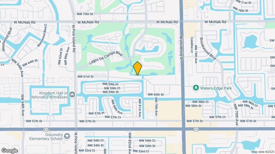 8105 NW 61st St Map and Location Details