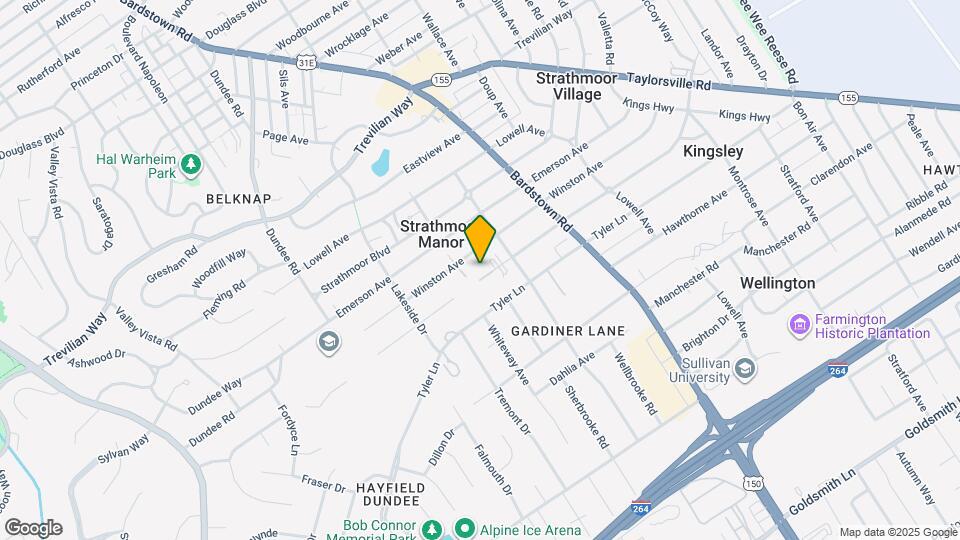 2115 Gladstone Ave, Unit 2115 Carriage House Map and Location Details