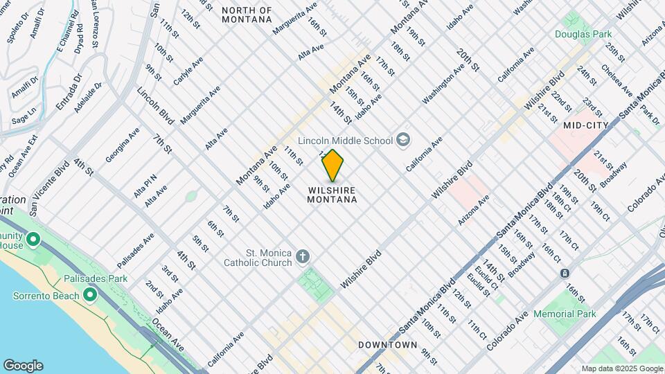 957 11th St Map and Location Details