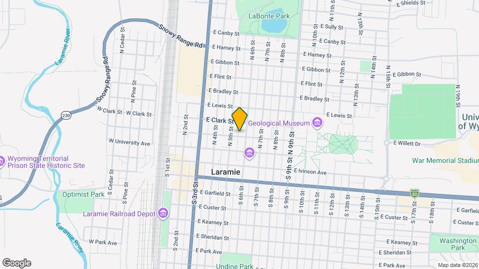 511 E Fremont St Map and Location Details