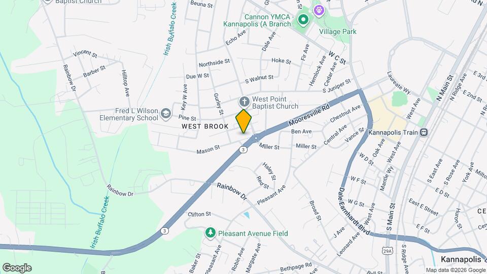 1110 Mason St Map and Location Details