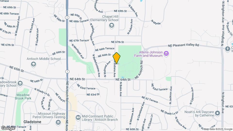 6501 N Indiana Ave Mapa y Detalles de la Ubicación