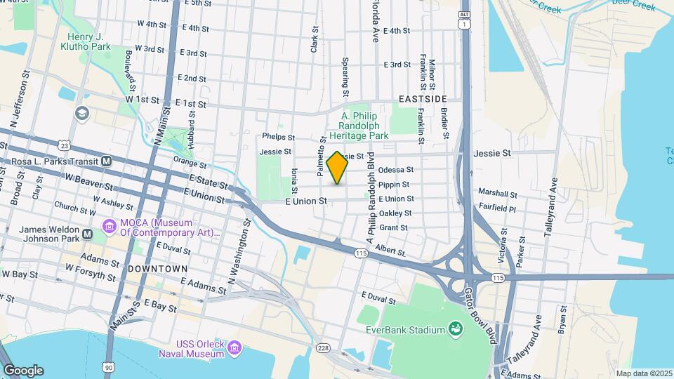 636 Pippin St Map and Location Details