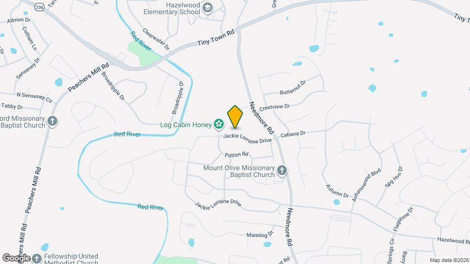 1853 Jackie Lorraine Drive Map and Location Details