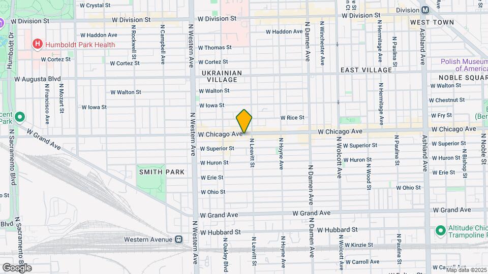 2215-2217 W Chicago Ave Mapa y Detalles de la Ubicación