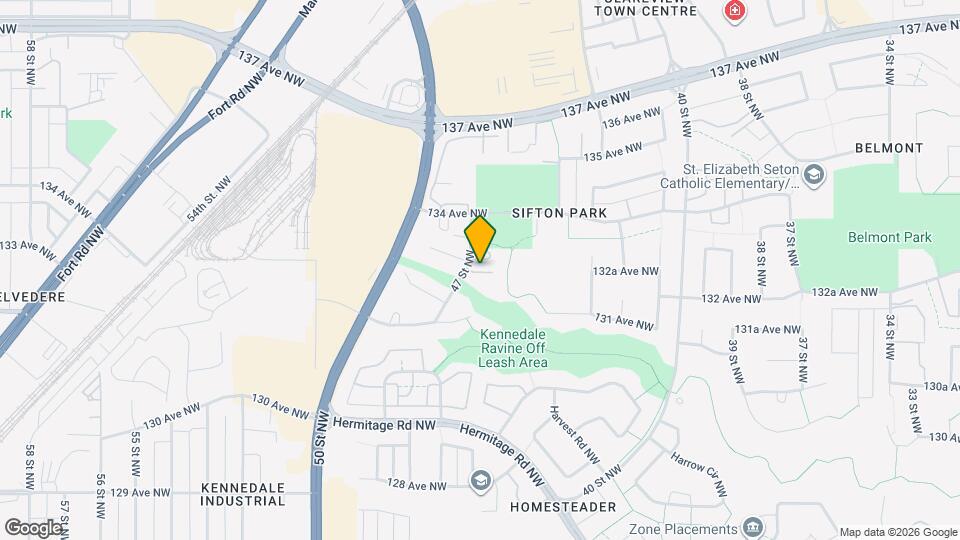 13267 47 St NW Map and Location Details