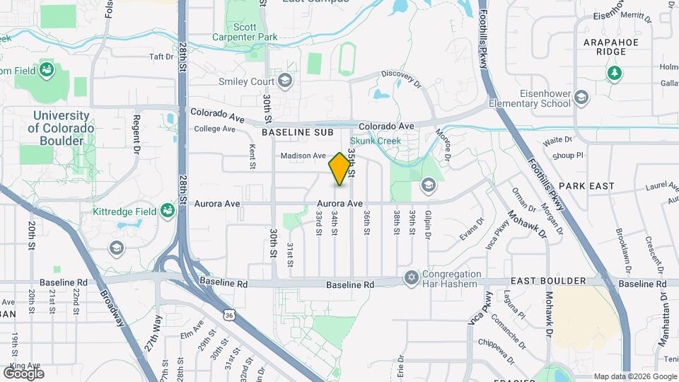 940 34th St Map and Location Details
