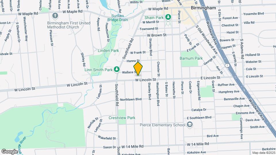650 W Lincoln St Map and Location Details