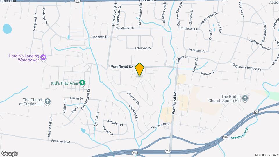 1020 Somerset Springs Dr Map and Location Details