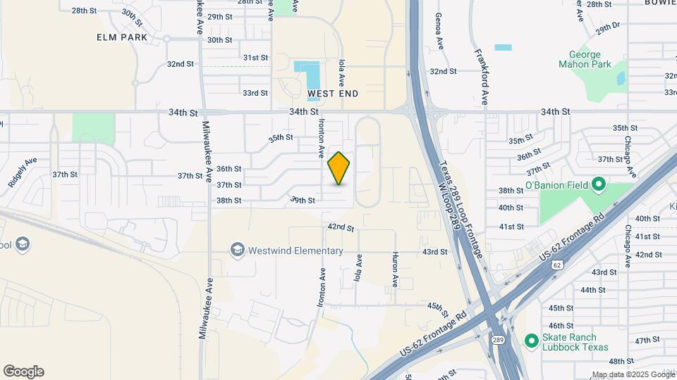 6109 38th St Map and Location Details
