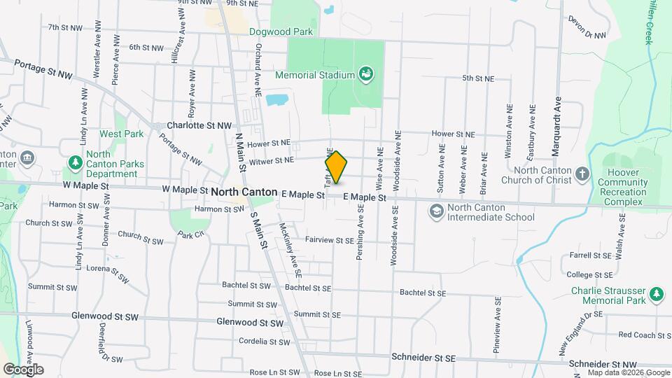 413 E Maple St Map and Location Details