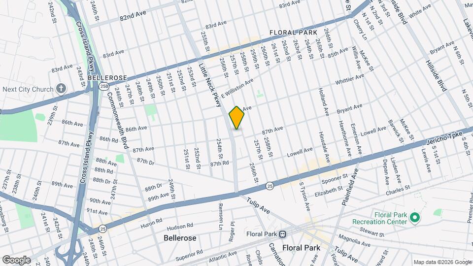 255-11 87th Ave Map and Location Details