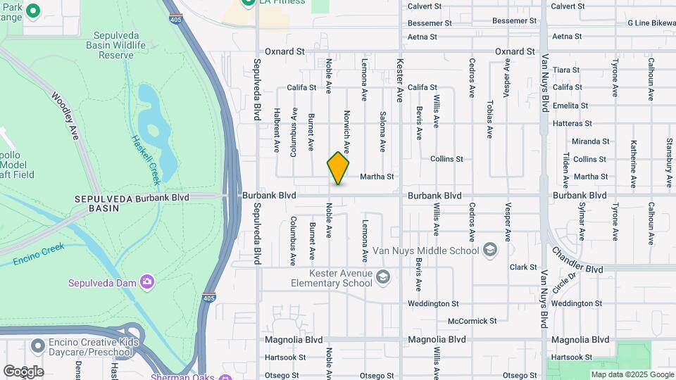 15049 Burbank Blvd Mapa y Detalles de la Ubicación