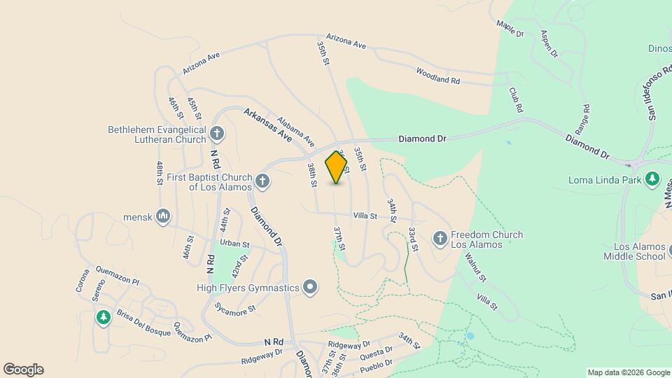 2254 37th St Map and Location Details