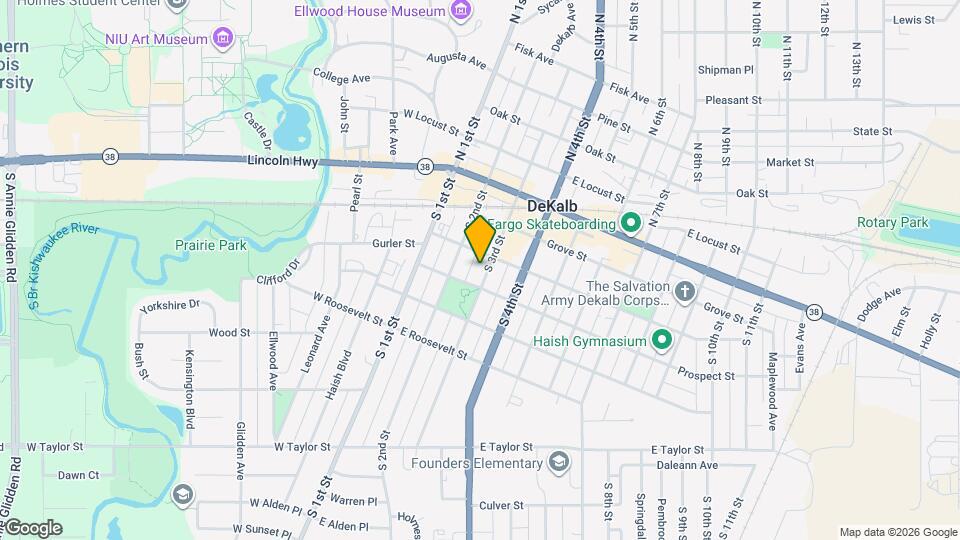 315 S 3rd St Map and Location Details