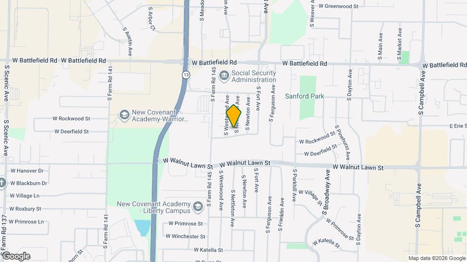 3243 S Nettleton Ave Map and Location Details