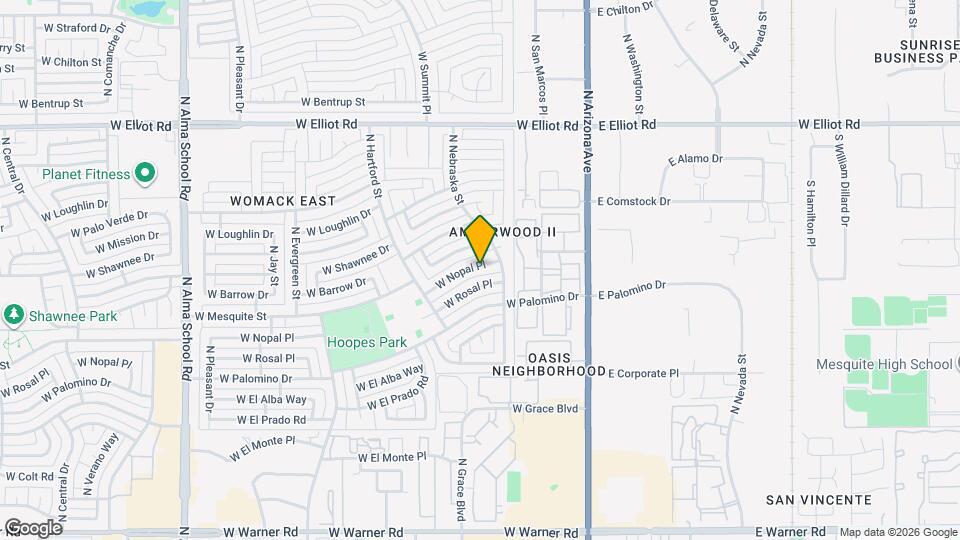 307 W Nopal Pl, Unit 1076 Map and Location Details