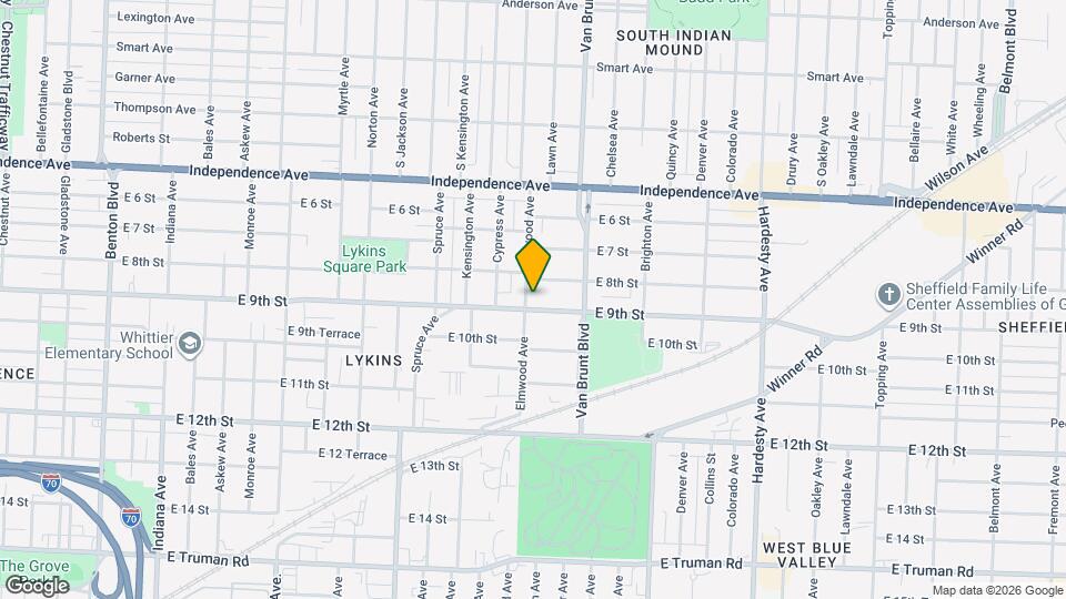 815 Elmwood Ave Map and Location Details