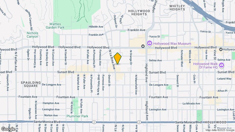 7068 Lanewood Ave Map and Location Details