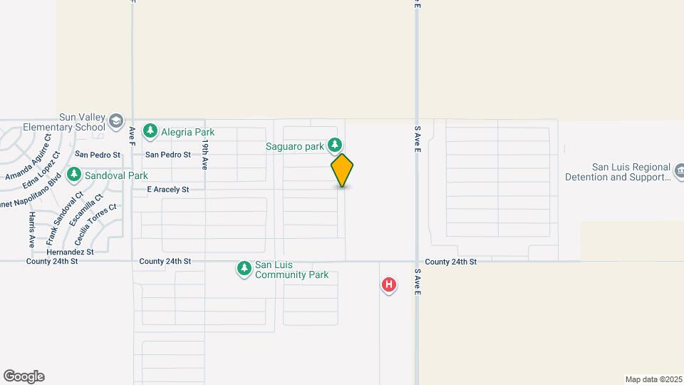 291 N Saguaro Ave Map and Location Details