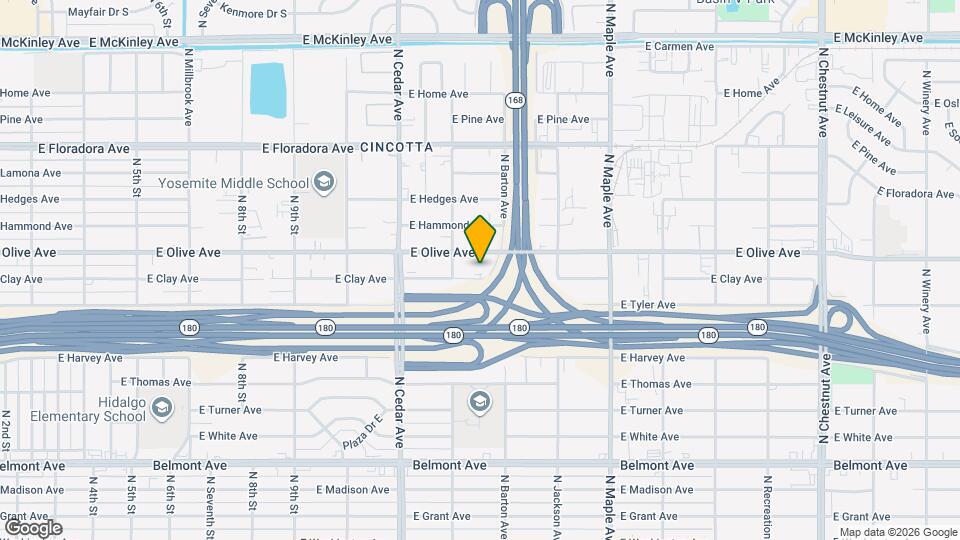 4455 E Clay Ave, Unit 4455 E Clay Ave #C Map and Location Details
