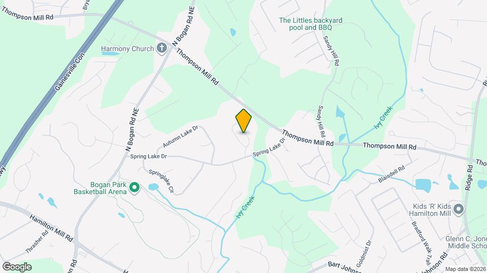 4102 Creekrun Cir Map and Location Details