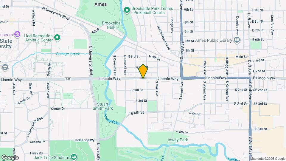 1110 Lincoln Way Map and Location Details