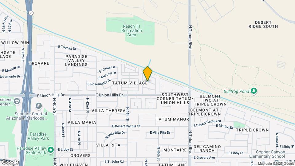 4517 E Rosemonte Dr Map and Location Details