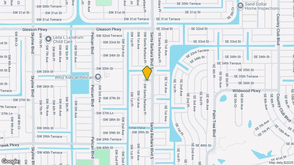 3519 SW Santa Barbara Pl Map and Location Details